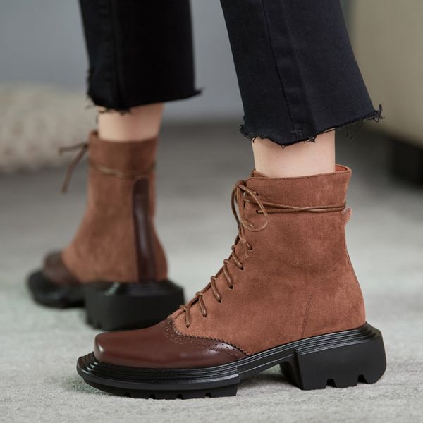 2020 motorcycle mode autumn winter leather shoes genuine female cross tied robustly platform heels ankle boots yoqn, Black
2020 motorcycle mode autumn winter leather shoes genuine female cross tied robustly platform heels ankle boots yoqn, Black