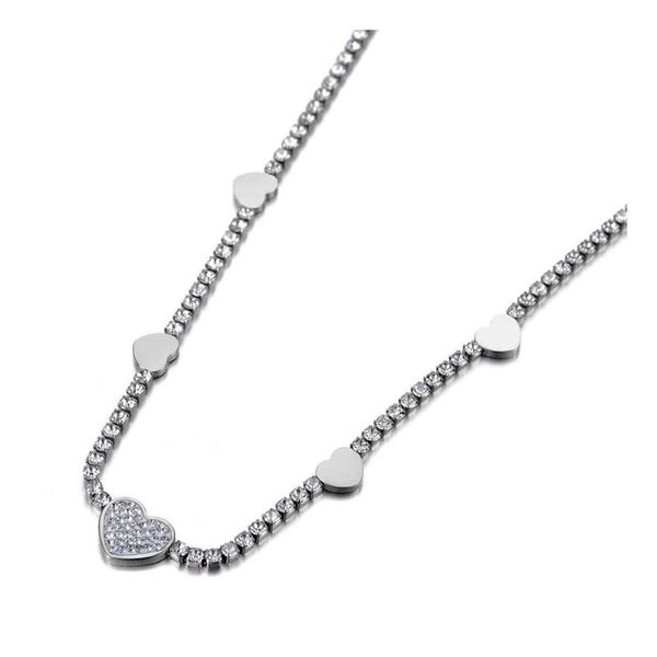 chokers titanium stainless steel sparkling cz crystal love heart choker necklaces for women chic rhinestone necklace n19190, Golden;silver
chokers titanium stainless steel sparkling cz crystal love heart choker necklaces for women chic rhinestone necklace n19190, Golden;silver
