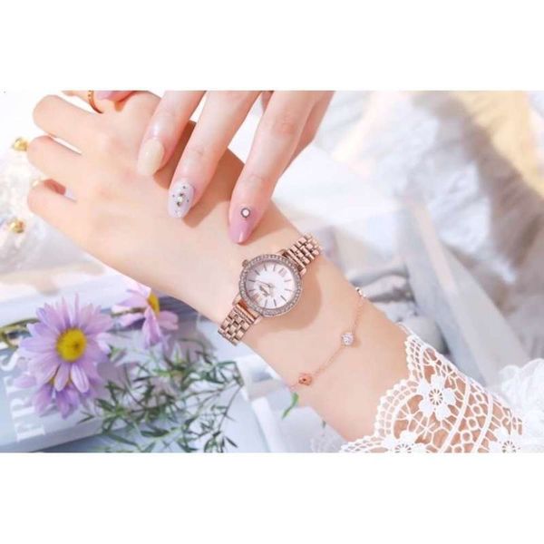 quartz drill ring pointer korean female color dial spiral crown round quartz watch waterproof steel band watch, Slivery;brown
quartz drill ring pointer korean female color dial spiral crown round quartz watch waterproof steel band watch, Slivery;brown