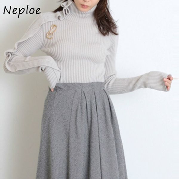 neploe autumn fashion chic fungus patchwork pullovers all-match slim fit women sweaters new turtleneck knitted femme, White;black
neploe autumn fashion chic fungus patchwork pullovers all-match slim fit women sweaters new turtleneck knitted femme, White;black