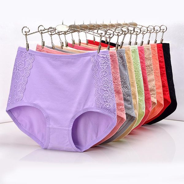 women's panties high waist women cotton briefs solid lace underwear seamless breathable soft comfort female intimates, Black;pink
women's panties high waist women cotton briefs solid lace underwear seamless breathable soft comfort female intimates, Black;pink