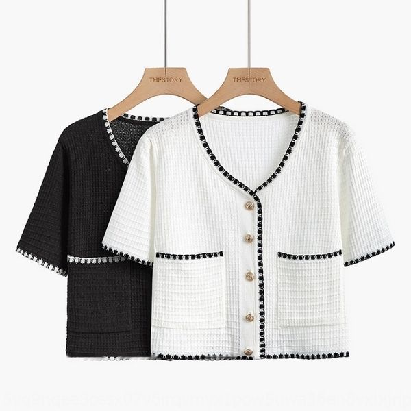 верхний женский белый v-образный вырез знаменитости короткого пальто coatice шелк трикотажного с коротким рукавом тонкого рыхлого тонкого ка, White;black
верхний женский белый v-образный вырез знаменитости короткого пальто coatice шелк трикотажного с коротким рукавом тонкого рыхлого тонкого ка, White;black