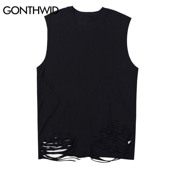 distressed ripped destroyed holes oversized vest tanks hipster mens hip hop casual extended sleeveless tees shirts, White;black
distressed ripped destroyed holes oversized vest tanks hipster mens hip hop casual extended sleeveless tees shirts, White;black