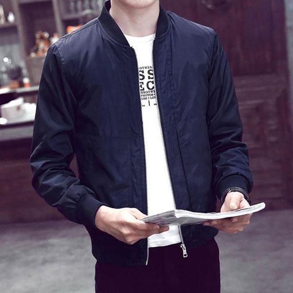 men's jackets fashion zipper jacket men winter warm slim outwear long sleeve navy black male veste, Black;brown
men's jackets fashion zipper jacket men winter warm slim outwear long sleeve navy black male veste, Black;brown