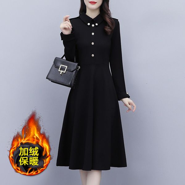 big female plus size thermal keep 5xl winter long sleeve thin party dress casual txgs, Black;gray
big female plus size thermal keep 5xl winter long sleeve thin party dress casual txgs, Black;gray
