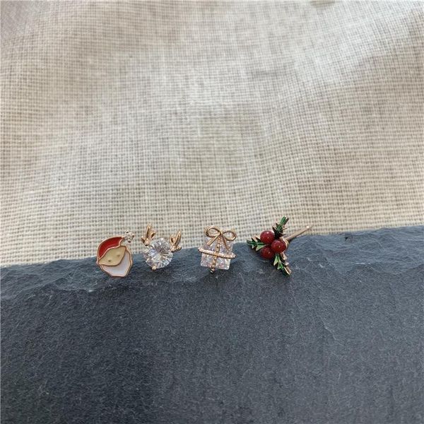 stud timeonly delicate christmas gifts earrings red color hat tree shiny crystal small earring for women girls festival jewelry, Golden;silver
stud timeonly delicate christmas gifts earrings red color hat tree shiny crystal small earring for women girls festival jewelry, Golden;silver