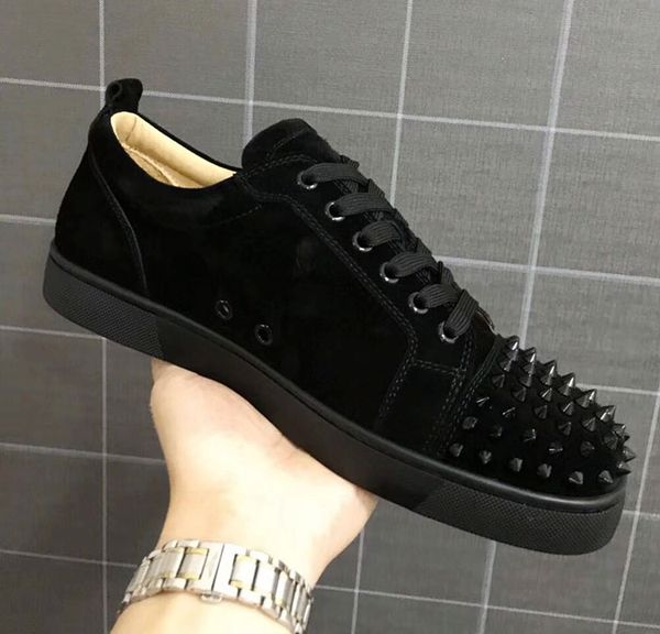 2019 selling sal sneaker studded spikes men trainers red bottom shoes grey new designer flats 100% genuine leather for us 5-12, Black
2019 selling sal sneaker studded spikes men trainers red bottom shoes grey new designer flats 100% genuine leather for us 5-12, Black