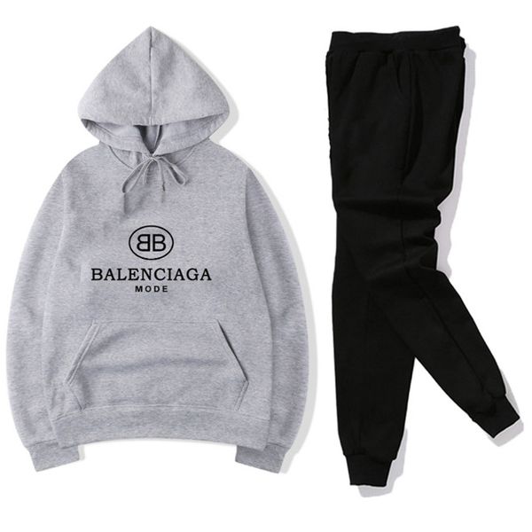 2020 fashion designers sweatsuit men bb prints luxury tracksuits winter keep womens hoodies pants sport hip hop suits comfortable pullover, Gray
2020 fashion designers sweatsuit men bb prints luxury tracksuits winter keep womens hoodies pants sport hip hop suits comfortable pullover, Gray