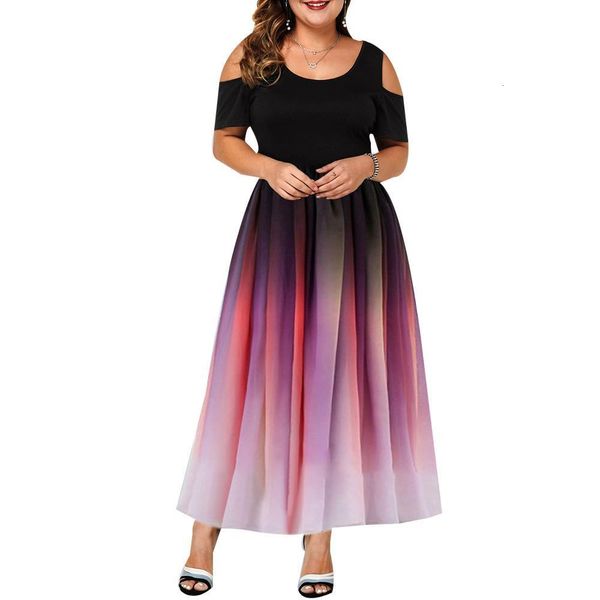 6xl plus size women elegant dress gradient color party dresses ladies hollow out maxi dress summer robe femme vestidos d30, Black;gray
6xl plus size women elegant dress gradient color party dresses ladies hollow out maxi dress summer robe femme vestidos d30, Black;gray