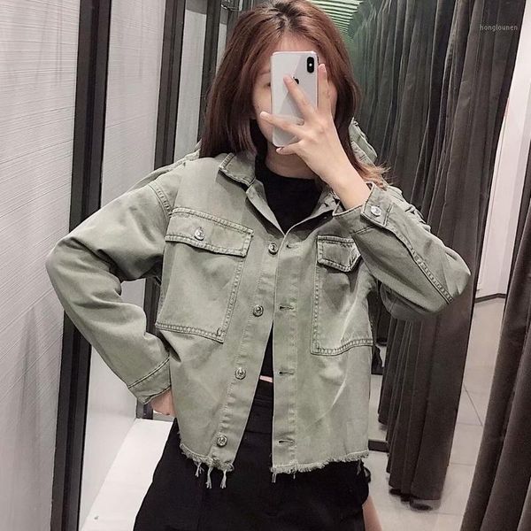 women jackets autumn 2019 new fashion edge coat vintage look outwear fall wide 1, Black;brown
women jackets autumn 2019 new fashion edge coat vintage look outwear fall wide 1, Black;brown