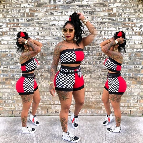 selling women's color matching wrap-around shorts two-piece waistband women set clothing two piece set1, Gray
selling women's color matching wrap-around shorts two-piece waistband women set clothing two piece set1, Gray