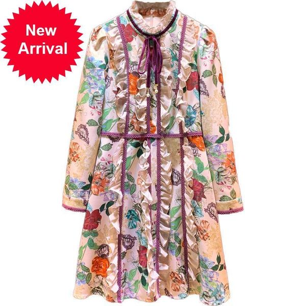 2021 new runway women's party clothes spring summer new vintage printout frilly long sleeve thin pink chiffion dress 2lc2, Black;gray
2021 new runway women's party clothes spring summer new vintage printout frilly long sleeve thin pink chiffion dress 2lc2, Black;gray