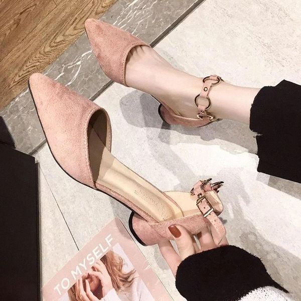 lucyever fashion metal buckle pointed toe pumps women 2021 pink elegant mid heel office shoes lday comfortable wedding shoes #rt7m, Black
lucyever fashion metal buckle pointed toe pumps women 2021 pink elegant mid heel office shoes lday comfortable wedding shoes #rt7m, Black
