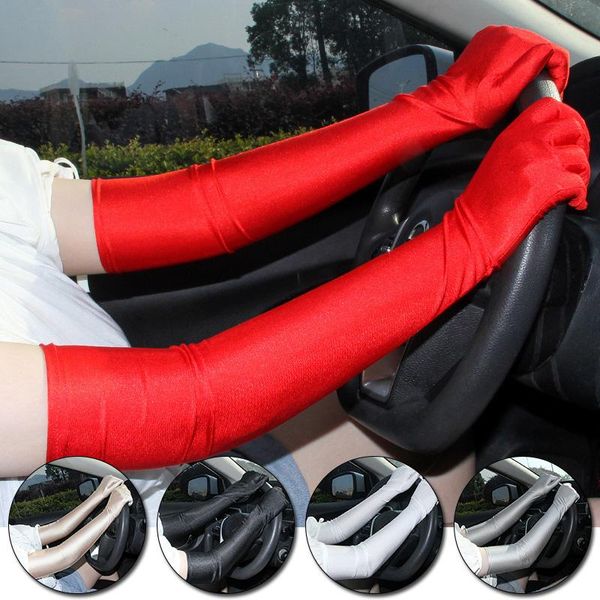 five fingers gloves 2021 satin women long female elbow summer sun protection driving opera evening party prom ladies, Blue;gray
five fingers gloves 2021 satin women long female elbow summer sun protection driving opera evening party prom ladies, Blue;gray
