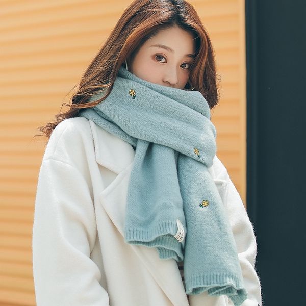 versatile korean version of autumn and winter pineapple girl students lovely knitting long scarf thickened warm japanese style and wind, Blue;gray
versatile korean version of autumn and winter pineapple girl students lovely knitting long scarf thickened warm japanese style and wind, Blue;gray