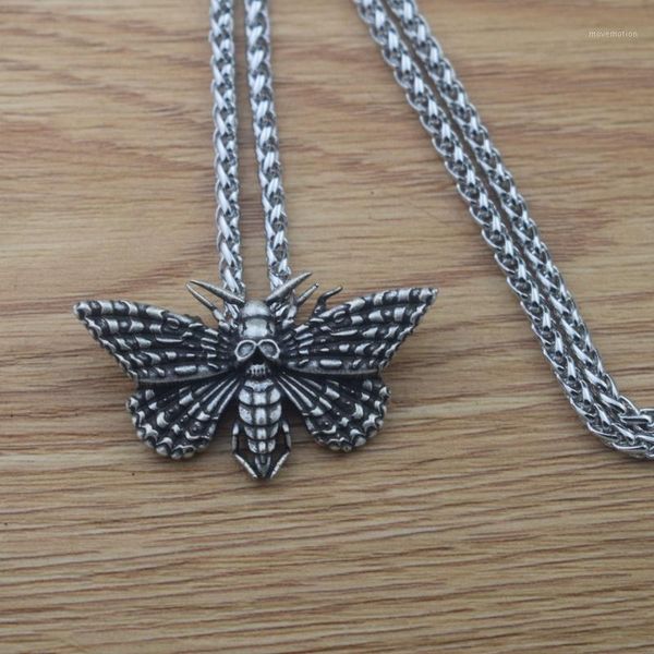 12pcs gothic butterfly necklace death's head hawkmoth insect pendant women men gift1, Silver
12pcs gothic butterfly necklace death's head hawkmoth insect pendant women men gift1, Silver