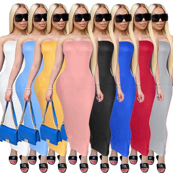 spring summer women clothing dress strapless fashion midi bling sleeveless bodycon dresses clothing, Black;gray
spring summer women clothing dress strapless fashion midi bling sleeveless bodycon dresses clothing, Black;gray