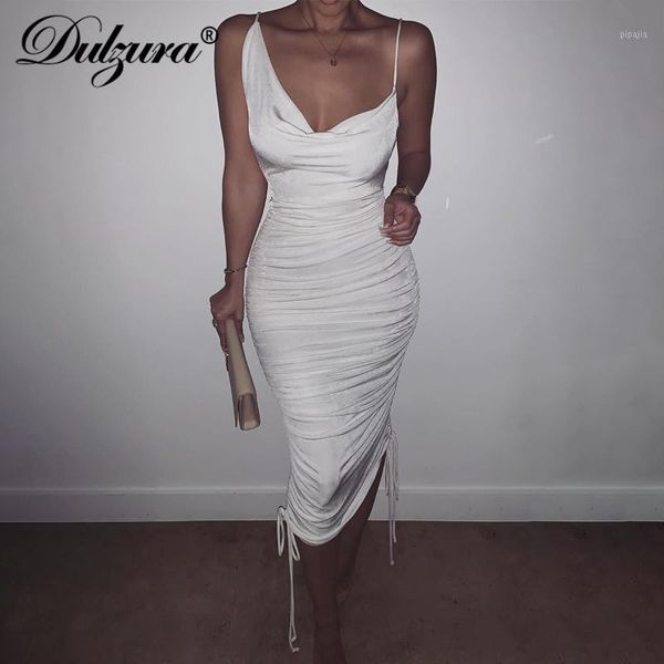 dulzura ruched drawstring bandage women midi dress bodycon strap elegant party 2020 summer clothes club outfit evening1, Black;gray
dulzura ruched drawstring bandage women midi dress bodycon strap elegant party 2020 summer clothes club outfit evening1, Black;gray