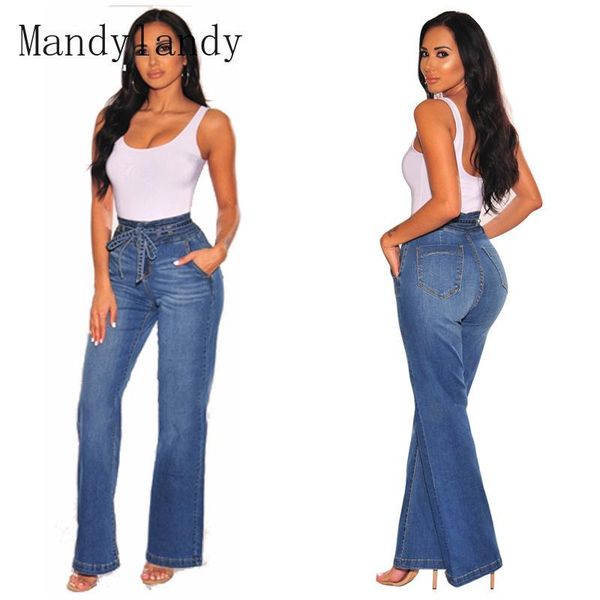 mandylandy spring and autumn belt pocket jeans women's casual bleached washed high waist vintage denim straight pants, Blue
mandylandy spring and autumn belt pocket jeans women's casual bleached washed high waist vintage denim straight pants, Blue