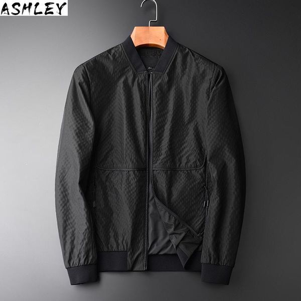 men's jackets end high coat and hand woven metal zipper collar black baseball jacket for men, Black;brown
men's jackets end high coat and hand woven metal zipper collar black baseball jacket for men, Black;brown