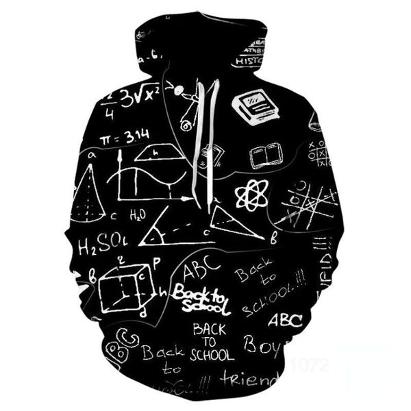 mathematical formula 3d men's hoodies man woman math fun logistics chemistry graphics pullover brand design hip hop coat 5xl, Black
mathematical formula 3d men's hoodies man woman math fun logistics chemistry graphics pullover brand design hip hop coat 5xl, Black