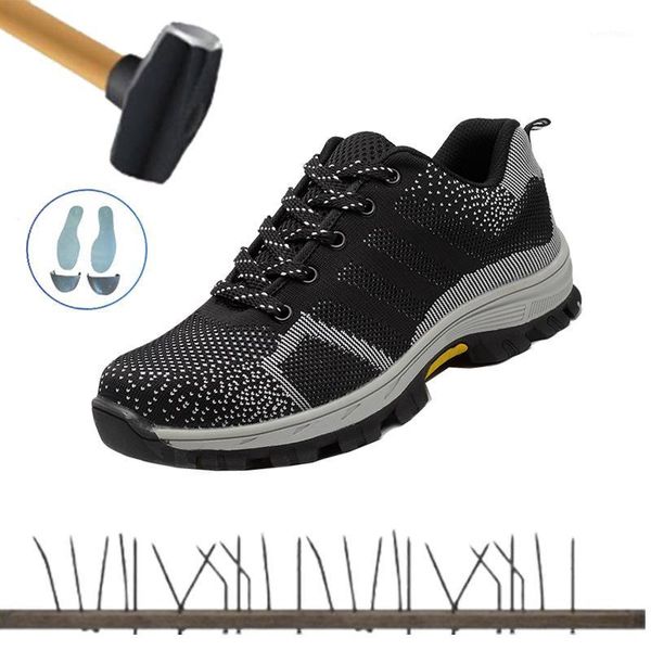 men's steel toe cap safety shoes big size 48 men outdoor breathable anti-slip steel puncture proof construction boots work shoes1, Black
men's steel toe cap safety shoes big size 48 men outdoor breathable anti-slip steel puncture proof construction boots work shoes1, Black