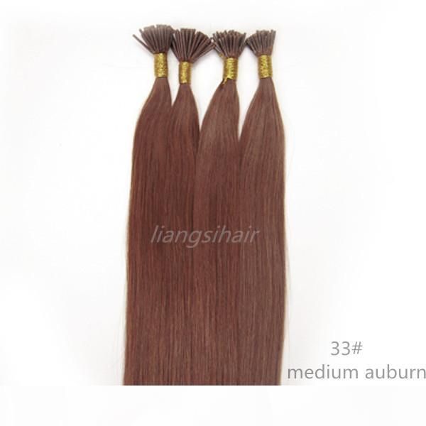 indian straight i-tip hair 15" 80g 18"-26" 100g 100s 33# medium auburn brazilian indian peruvian malaysian virgin remy human, Black;brown
indian straight i-tip hair 15" 80g 18"-26" 100g 100s 33# medium auburn brazilian indian peruvian malaysian virgin remy human, Black;brown