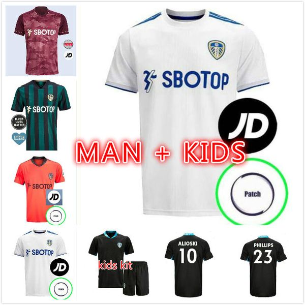men + kids 20 21 united home soccer jerseys t roberts 2020 2021 jersey harrison klich alioski hernandez bamford third football shirts, Black;yellow 
men + kids 20 21 united home soccer jerseys t roberts 2020 2021 jersey harrison klich alioski hernandez bamford third football shirts, Black;yellow