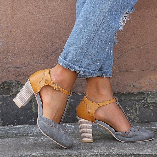 mixed colors retro fashion square heel pumps for women high pu shallow buckle ladies pumps office lady summer single shoes, Black
mixed colors retro fashion square heel pumps for women high pu shallow buckle ladies pumps office lady summer single shoes, Black
