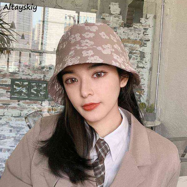 floral bucket hats women design elegant summer gentle all-match sun shading japanese style fashion mujer chic caps ulzzang daily g220311, Blue;gray
floral bucket hats women design elegant summer gentle all-match sun shading japanese style fashion mujer chic caps ulzzang daily g220311, Blue;gray