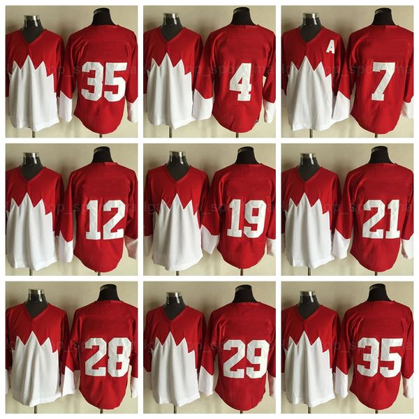 1972 retror hockey 4 bobby orr 7 phil esposito jersey 12 yvan cournoyer 19 paul henderson ken dryden stitched team red red white, Black
1972 retror hockey 4 bobby orr 7 phil esposito jersey 12 yvan cournoyer 19 paul henderson ken dryden stitched team red red white, Black