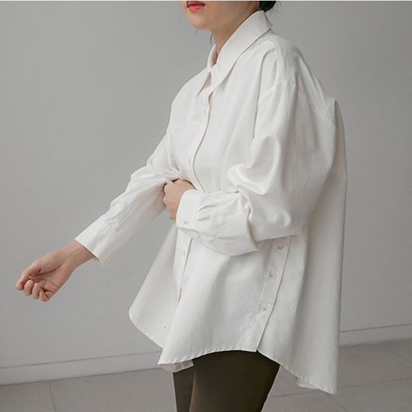 2021 new spring and autumn solid female simple casual fashion style irregular shirt 9xbq, White
2021 new spring and autumn solid female simple casual fashion style irregular shirt 9xbq, White