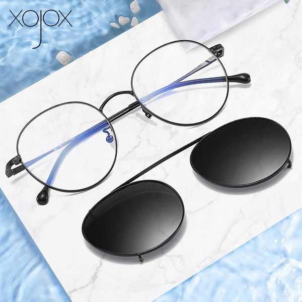 sunglasses xojox men's women vintage myopia glasses frame polarized sun hook set metal eyewear uv400, White;black
sunglasses xojox men's women vintage myopia glasses frame polarized sun hook set metal eyewear uv400, White;black