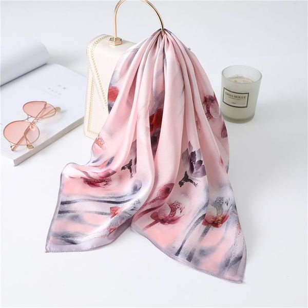 2020 square silk neck scarf women head band print floral lady foulard hair bag scarves tie kerchief bandana 5353cm sqckxj new_dhbest, Blue;gray
2020 square silk neck scarf women head band print floral lady foulard hair bag scarves tie kerchief bandana 5353cm sqckxj new_dhbest, Blue;gray