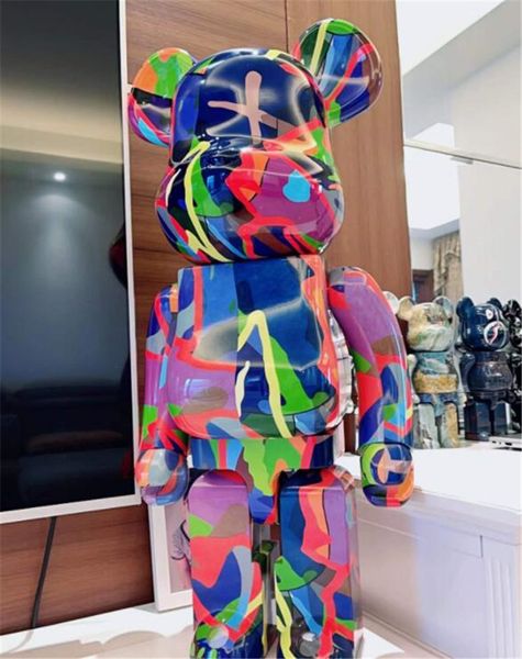 

new style 1000% 70cm the bearbrick the trend line fashion bear figures toy for collectors be@rbrick art work model decoration toys gift