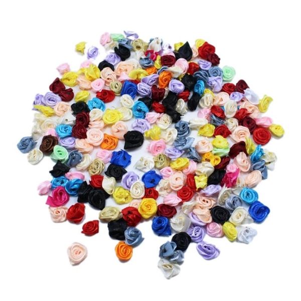 decorative flowers & wreaths 50/100pcs mini handmade satin rose flower head ribbon fabric bow appliques wedding decoration diy craft sewing
decorative flowers & wreaths 50/100pcs mini handmade satin rose flower head ribbon fabric bow appliques wedding decoration diy craft sewing