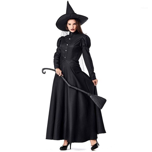 the wizard of oz women deluxe wicked witch costume black full length dress halloween classic witches costumes cosplay1, Silver
the wizard of oz women deluxe wicked witch costume black full length dress halloween classic witches costumes cosplay1, Silver