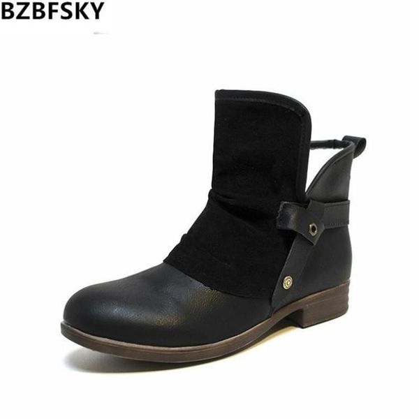 bzbfsky 2021 autumn and winter new women's boots retro thick heel boots short women's side zipper british style, Black
bzbfsky 2021 autumn and winter new women's boots retro thick heel boots short women's side zipper british style, Black