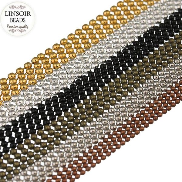 10м / серия 1,2 1,5 2 мм металлический шар из бисера цепи bulk black / silver / gold color звеньевые цепи diy ожерелья браслеты jewelry maki
10м / серия 1,2 1,5 2 мм металлический шар из бисера цепи bulk black / silver / gold color звеньевые цепи diy ожерелья браслеты jewelry maki