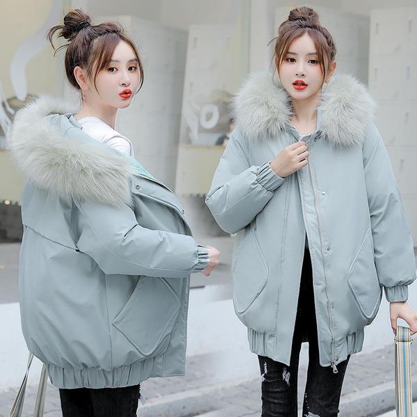 autumn winter jacket women clothing loose hooded warm thick down cotton coat female padded casual fashion oversized parkas q3162, Black
autumn winter jacket women clothing loose hooded warm thick down cotton coat female padded casual fashion oversized parkas q3162, Black