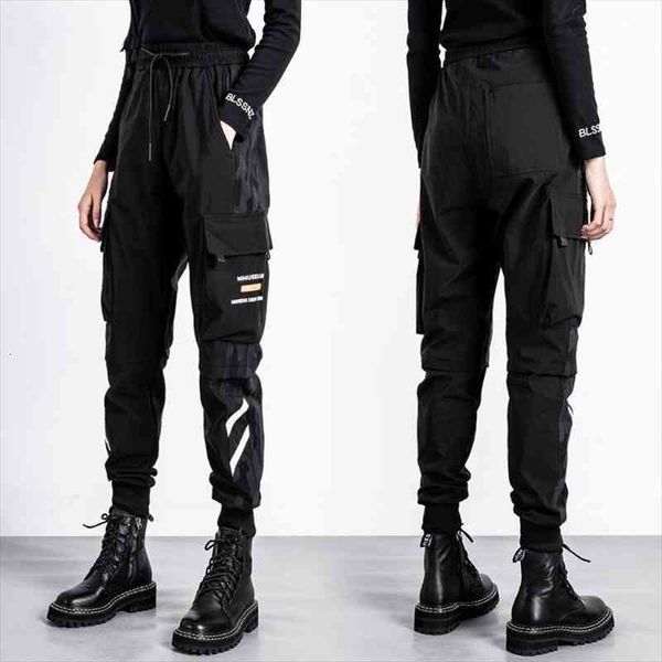 women cargo pants harem pants fashion punk pockets jogger trousers women black harajuku elastics high waist streetwear, Black;white
women cargo pants harem pants fashion punk pockets jogger trousers women black harajuku elastics high waist streetwear, Black;white