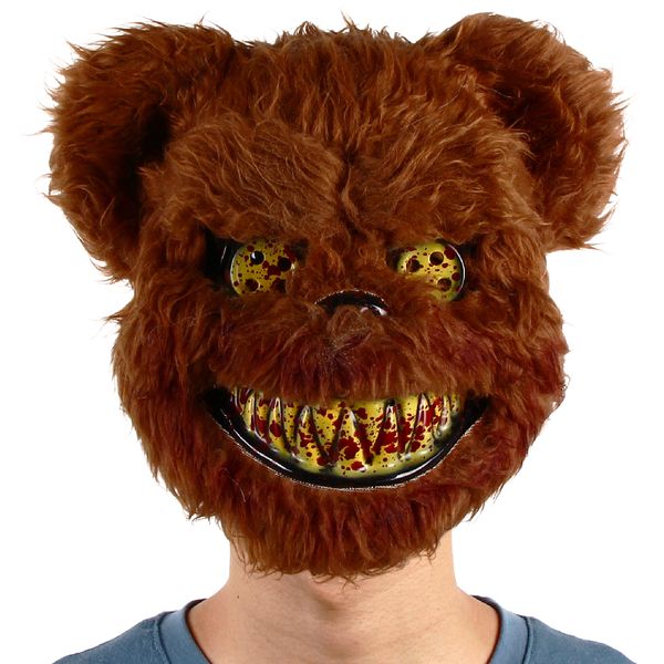 costume accessories scary furry teddy bear killer mask halloween horror makeup party dress up mischief escape room cosplay props, Silver
costume accessories scary furry teddy bear killer mask halloween horror makeup party dress up mischief escape room cosplay props, Silver