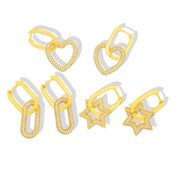 geometric drop earrings for women fashion jewelry 2021 new style cz crystal zircon love heart earrings dangle aretes de moda, Silver
geometric drop earrings for women fashion jewelry 2021 new style cz crystal zircon love heart earrings dangle aretes de moda, Silver
