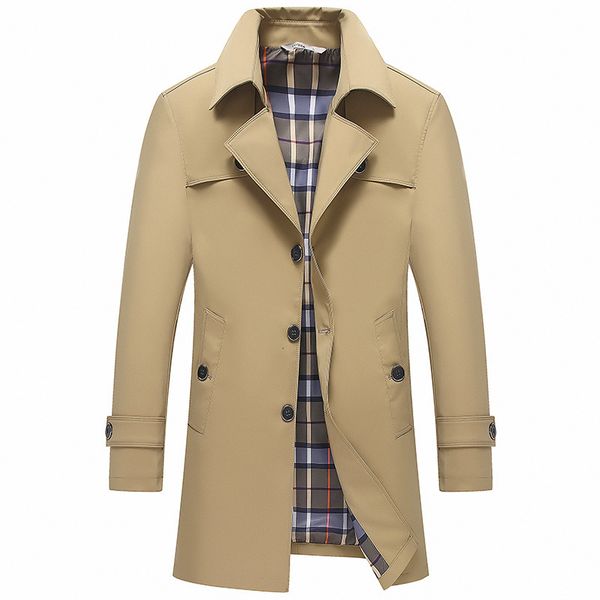 obcy men's windbreaker medium length extra large british fat coat, Tan;black
obcy men's windbreaker medium length extra large british fat coat, Tan;black