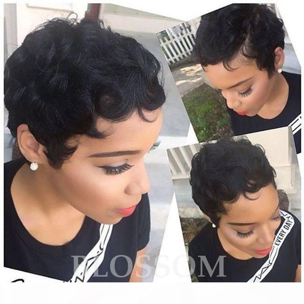 short human hair wigs for black women short curly pixie human hair wigs for black women little small curly wigs for black women, Black;brown
short human hair wigs for black women short curly pixie human hair wigs for black women little small curly wigs for black women, Black;brown