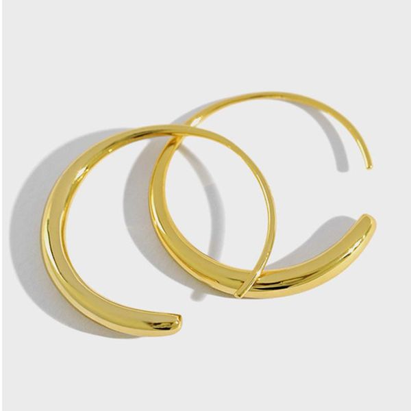 hoop & huggie 925 sterling silver ins trend thickness change earrings for women handmade personality lady girl student fine jewelry, Golden;silver
hoop & huggie 925 sterling silver ins trend thickness change earrings for women handmade personality lady girl student fine jewelry, Golden;silver