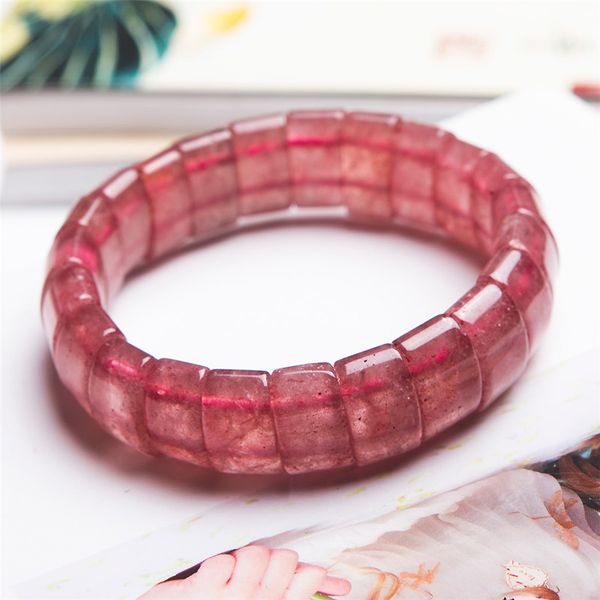 genuine red natural strawberry quartz bracelets women lady crystal rectangle bead stretch bangle bracelet 15*8*10mm, Black
genuine red natural strawberry quartz bracelets women lady crystal rectangle bead stretch bangle bracelet 15*8*10mm, Black
