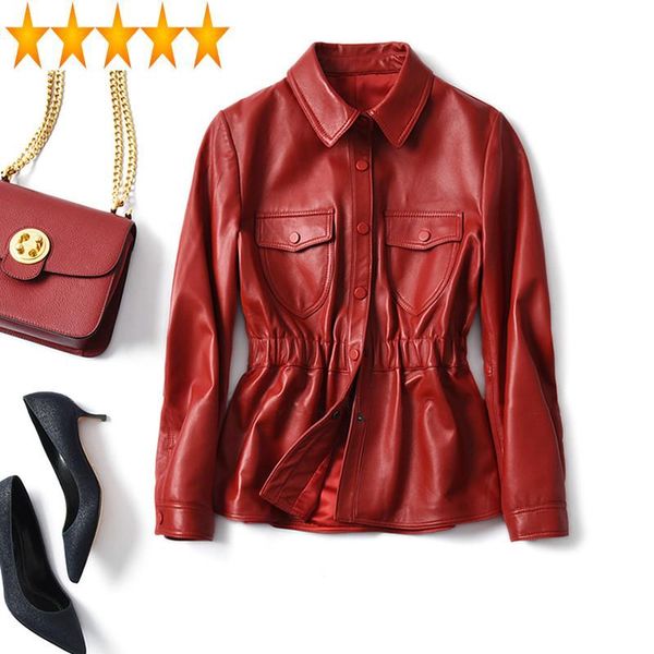 korean ayuynsue genuine leather vintage sheepskin women clothes 2021 jacket spring autumn coat sm008 yy1948, Black
korean ayuynsue genuine leather vintage sheepskin women clothes 2021 jacket spring autumn coat sm008 yy1948, Black