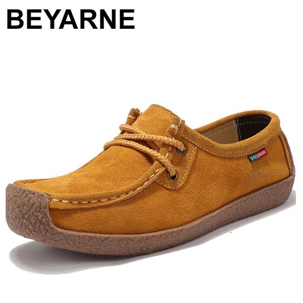 beyarne brand women genuine leather flat shoes lace up sneakers autumn oxford shoes female loafers casual suede flats stitching 1006, Black;white
beyarne brand women genuine leather flat shoes lace up sneakers autumn oxford shoes female loafers casual suede flats stitching 1006, Black;white