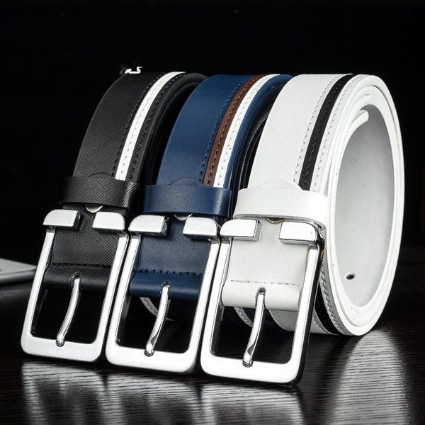 belts men's two-layer white leather belt real genuine for man male casual pin buckle men, Black;brown
belts men's two-layer white leather belt real genuine for man male casual pin buckle men, Black;brown